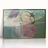 Impressionist Family Portrait - In the Garden by Mary Cassatt Print