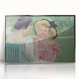Impressionist Family Portrait - In the Garden by Mary Cassatt Print