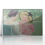 Impressionist Family Portrait - In the Garden by Mary Cassatt Print