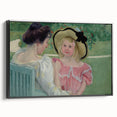 Impressionist Family Portrait - In the Garden by Mary Cassatt Print