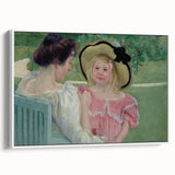 Impressionist Family Portrait - In the Garden by Mary Cassatt Print