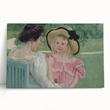 Impressionist Family Portrait - In the Garden by Mary Cassatt Print