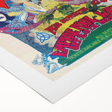 Led Zeppelin Electric Magic Poster | 1970s Concert Wall Art