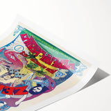 Led Zeppelin Electric Magic Poster | 1970s Concert Wall Art