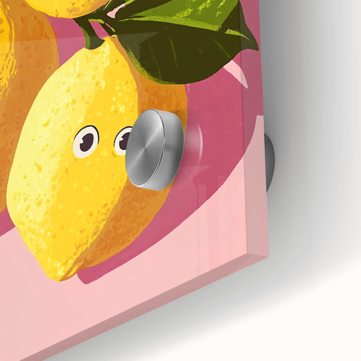 Playful Lemon Girls Room Wall Art – Kids Room Art Print