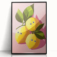 Playful Lemon Girls Room Wall Art – Kids Room Art Print