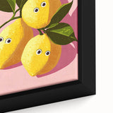 Playful Lemon Girls Room Wall Art – Kids Room Art Print