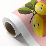 Playful Lemon Girls Room Wall Art – Kids Room Art Print