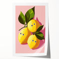 Playful Lemon Girls Room Wall Art – Kids Room Art Print