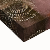 Large art depicting a black and white landscape painting on stretched canvas, ideal for bedroom wall decor.