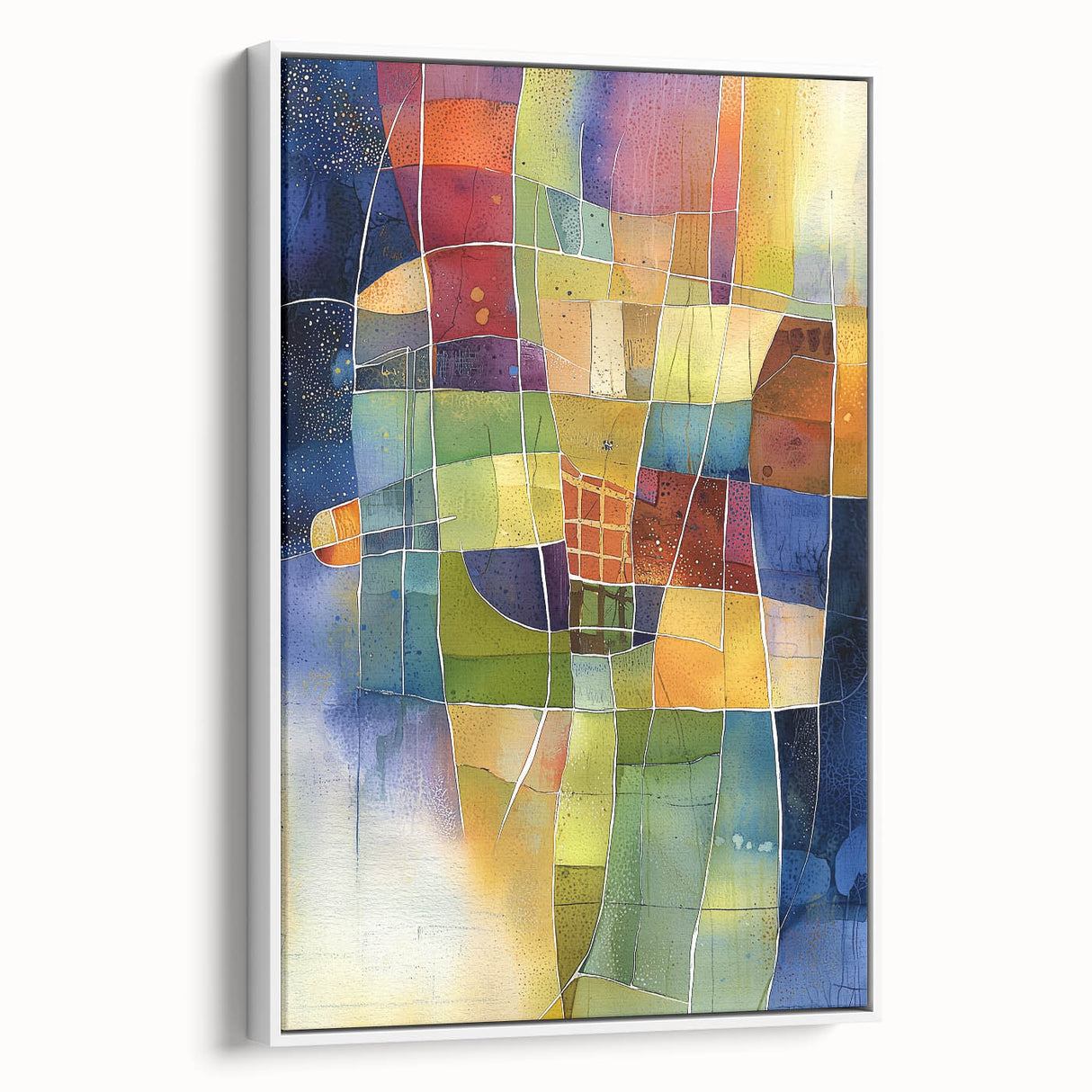 Vibrant Abstract Living Room Wall Art – Modern Canvas & Prints