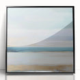 Large Abstract Wall Art – Soft Coastal Horizon Canvas Print