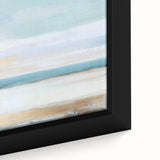 Large Abstract Wall Art – Soft Coastal Horizon Canvas Print