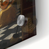 Baroque Musical Scene Wall Art - Elegant Indoor Composition