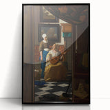 Baroque Musical Scene Wall Art - Elegant Indoor Composition