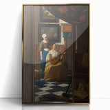 Baroque Musical Scene Wall Art - Elegant Indoor Composition