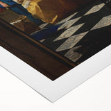 Baroque Musical Scene Wall Art - Elegant Indoor Composition