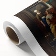 Baroque Musical Scene Wall Art - Elegant Indoor Composition