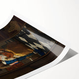 Baroque Musical Scene Wall Art - Elegant Indoor Composition