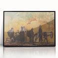Expressionism Wall Art - Refugees with Horses by Cyprián Majerník