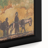 Expressionism Wall Art - Refugees with Horses by Cyprián Majerník