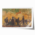 Expressionism Wall Art - Refugees with Horses by Cyprián Majerník