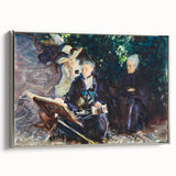 Impressionist Portrait - In the Generalife by John Singer Sargent Print