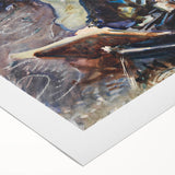 Impressionist Portrait - In the Generalife by John Singer Sargent Print