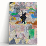 Abstract Star Wall Art - Playful and Textured Modern Expressionist Decor