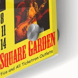 Led Zeppelin Madison Square Garden Poster | 1970s Concert Wall Art