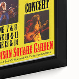 Led Zeppelin Madison Square Garden Poster | 1970s Concert Wall Art