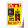 Led Zeppelin Madison Square Garden Poster | 1970s Concert Wall Art