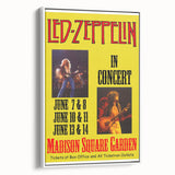 Led Zeppelin Madison Square Garden Poster | 1970s Concert Wall Art