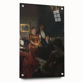 Classical Realism Painting - A Duet by P.S. Krøyer, Elegant Interior Scene