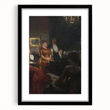 Classical Realism Painting - A Duet by P.S. Krøyer, Elegant Interior Scene