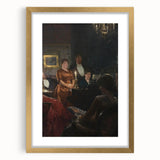 Classical Realism Painting - A Duet by P.S. Krøyer, Elegant Interior Scene