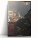 Classical Realism Painting - A Duet by P.S. Krøyer, Elegant Interior Scene