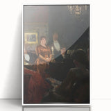 Classical Realism Painting - A Duet by P.S. Krøyer, Elegant Interior Scene