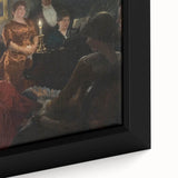 Classical Realism Painting - A Duet by P.S. Krøyer, Elegant Interior Scene