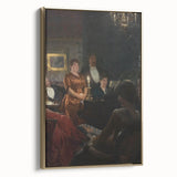 Classical Realism Painting - A Duet by P.S. Krøyer, Elegant Interior Scene