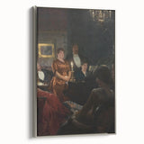 Classical Realism Painting - A Duet by P.S. Krøyer, Elegant Interior Scene