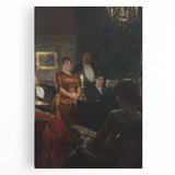 Classical Realism Painting - A Duet by P.S. Krøyer, Elegant Interior Scene