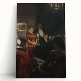 Classical Realism Painting - A Duet by P.S. Krøyer, Elegant Interior Scene