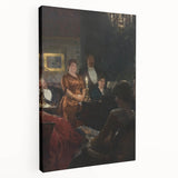 Classical Realism Painting - A Duet by P.S. Krøyer, Elegant Interior Scene