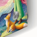 Dreamy Starry Night Girls Room Wall Art – Kids Room Art Print