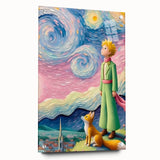 Dreamy Starry Night Girls Room Wall Art – Kids Room Art Print