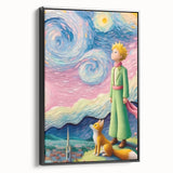 Dreamy Starry Night Girls Room Wall Art – Kids Room Art Print