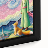 Dreamy Starry Night Girls Room Wall Art – Kids Room Art Print