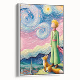 Dreamy Starry Night Girls Room Wall Art – Kids Room Art Print