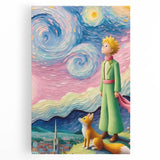 Dreamy Starry Night Girls Room Wall Art – Kids Room Art Print